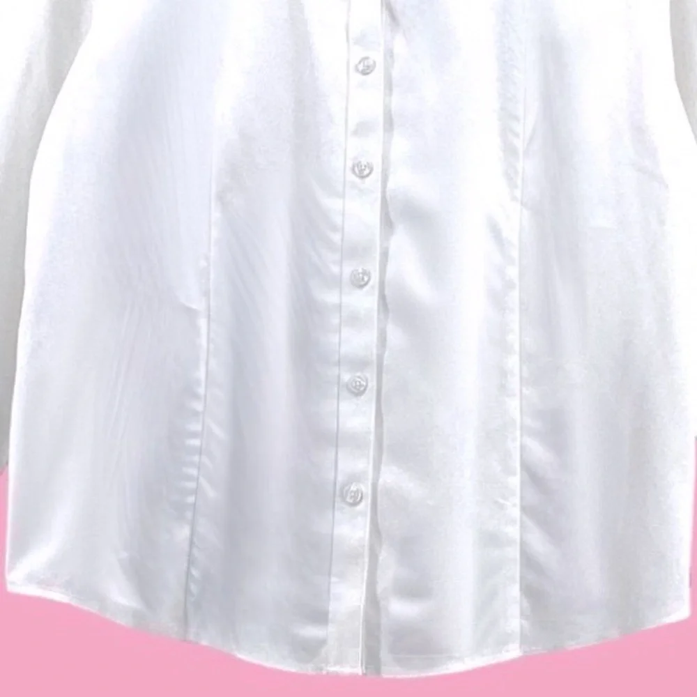 Chico's White Button Down Shirt - Picture 4 of 13